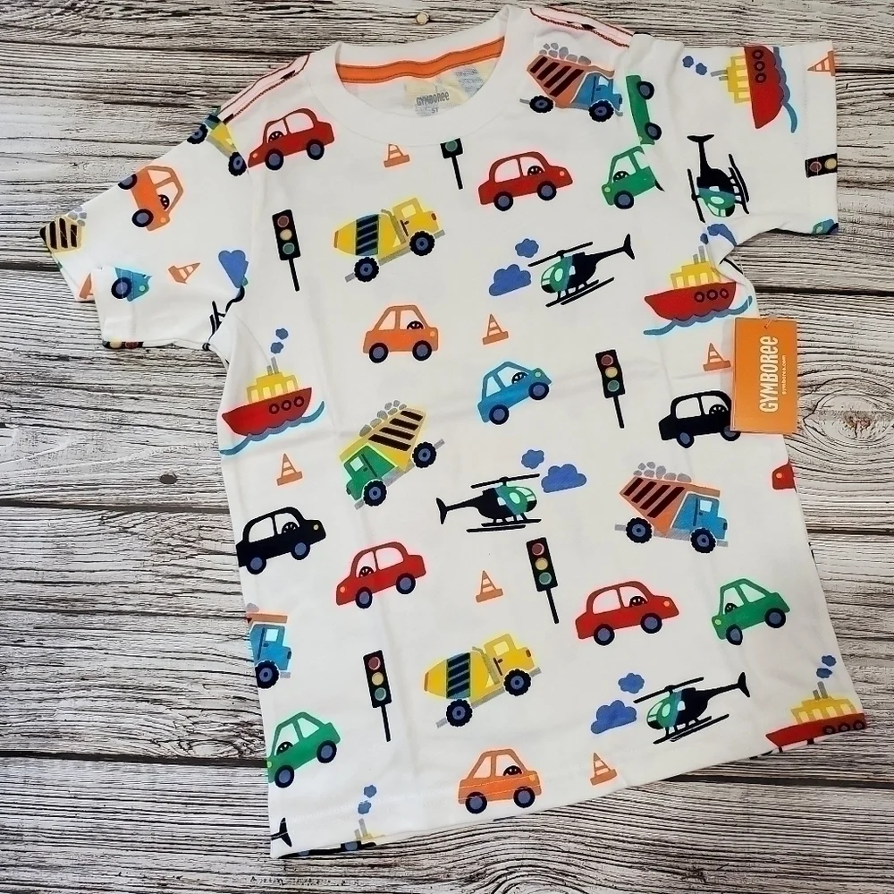 5T NWT Gymboree Transportation Vehicles T-Shirt